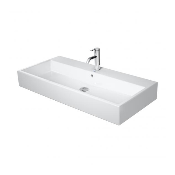 DURAVIT Happy D.2 Plus Notice De Montage