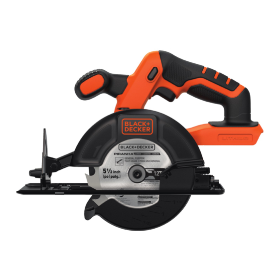 Black & Decker BDCCS20 Mode D'emploi