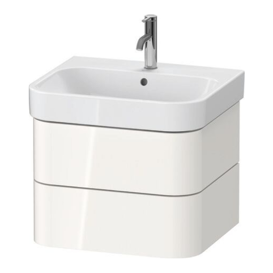 DURAVIT Happy D.2 Plus Notice De Montage