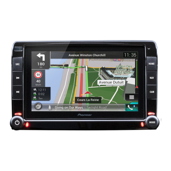 Pioneer AVIC-EVO1 Manuel D'installation