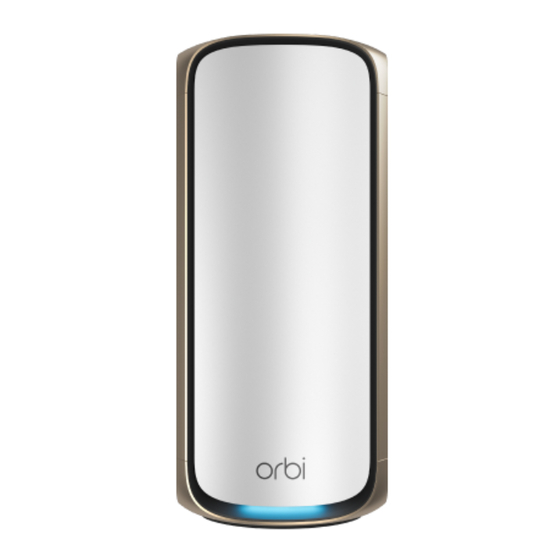 NETGEAR Orbi Serie Guide Rapide