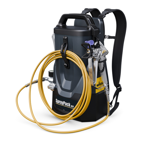 WAGNER SPRAYPACK 18V SELECT Mode D'emploi