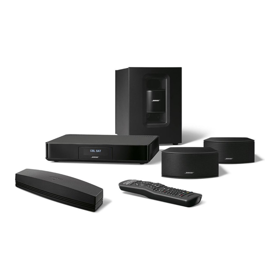 Bose CineMate 520 Notice D'utilisation