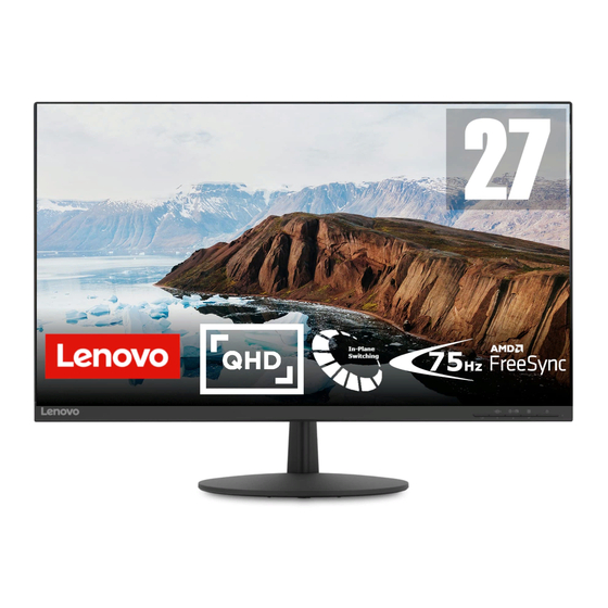 Lenovo L27q-30 Manuel De L'utilisateur