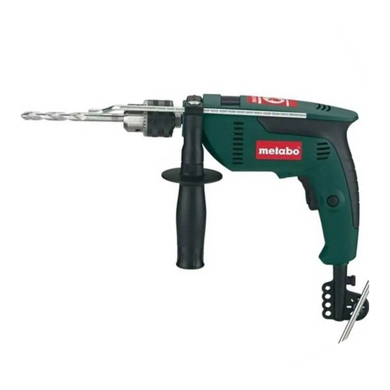 Metabo SBE 521 Mode D'emploi