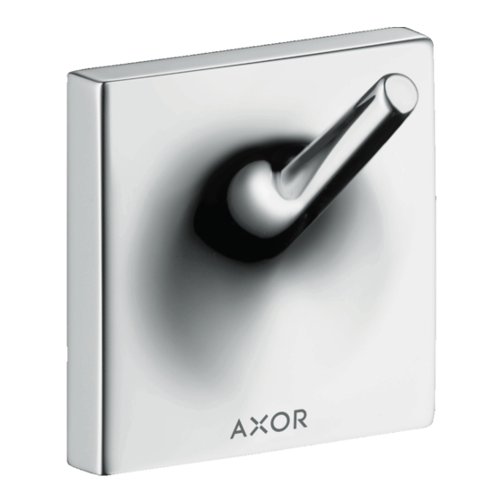 Hansgrohe AXOR Starck Organic 42737000 Mode D'emploi / Instructions De Montage