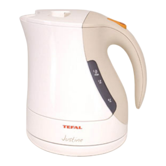 TEFAL Justine Manuel D'utilisation