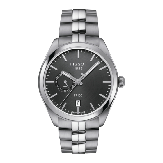 Tissot PR 100 Dual Time GMT QUARTZ Mode D'emploi