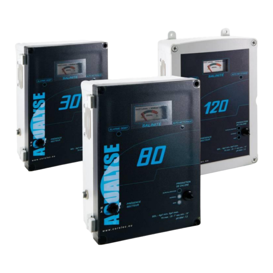 corelec Aqualyse 30 Manuel D'installation