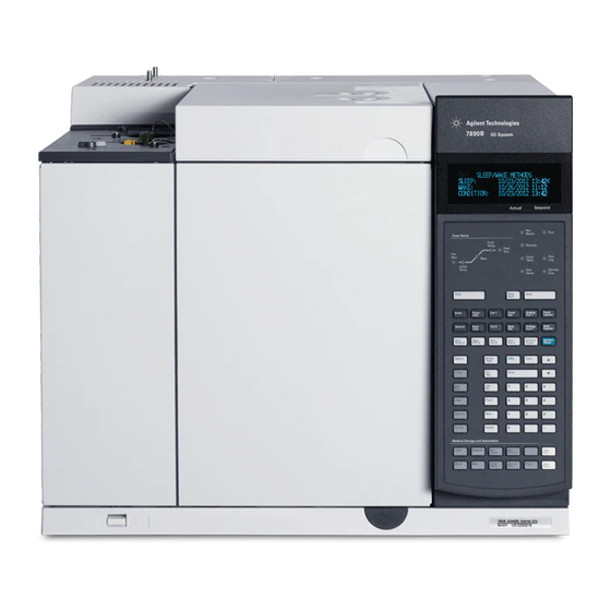 Agilent Technologies Agilent 7890B Manuel D'utilisation