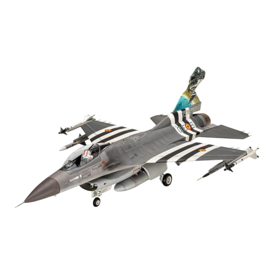 REVELL F-16 A COMETE Mode D'emploi