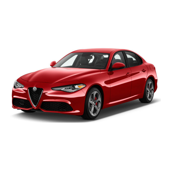 Alfa Romeo GIULIA 2017 Mode D'emploi