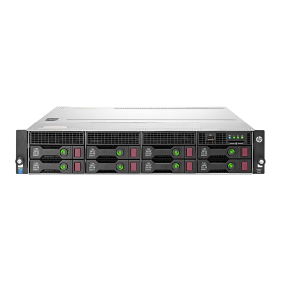 HP ProLiant DL80 Gen9 Manuel De L'utilisateur