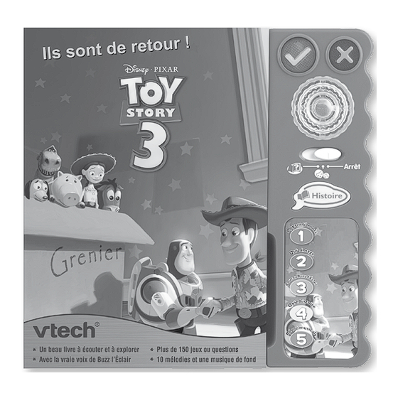 VTech Disney TOY STORY 3 Magi'livre interactif Manuel D'utilisation