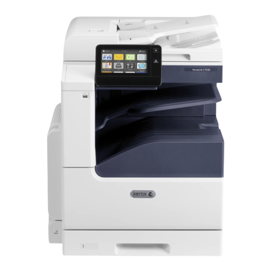 Xerox VersaLink C7020 Guide D'installation