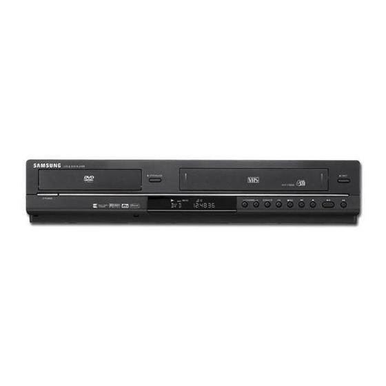 Samsung DVD-V9650 Manuel D'instructions