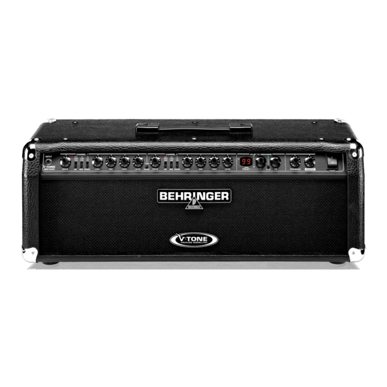 Behringer V-TONE GMX1200H Manuel D'utilisation