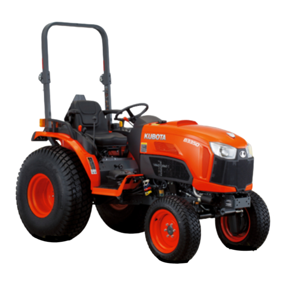 Kubota B2650 Manuel De L'utilisateur