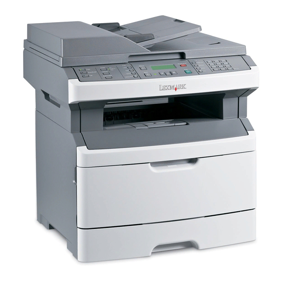 Lexmark X264dn Guide De L'utilisateur