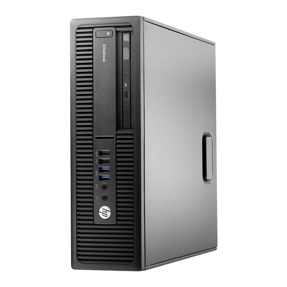 HP EliteDesk 705 G2 Guide De Référence