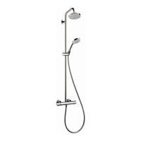 Hansgrohe Croma Showerpipe 27169001 Instructions De Montage / Mode D'emploi / Garantie