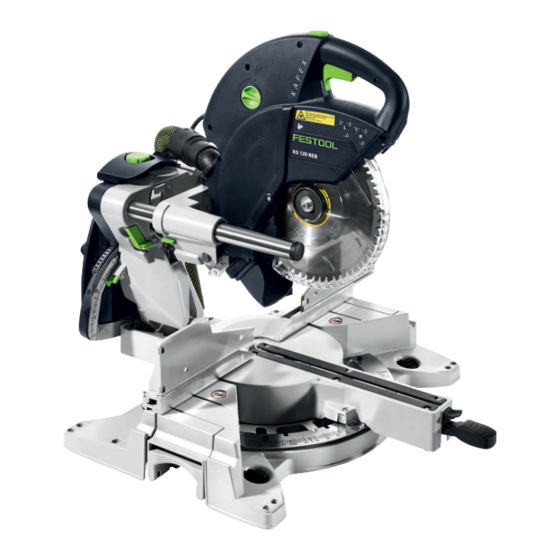 Festool KAPEX KS120 REB Manuel D'utilisation Original