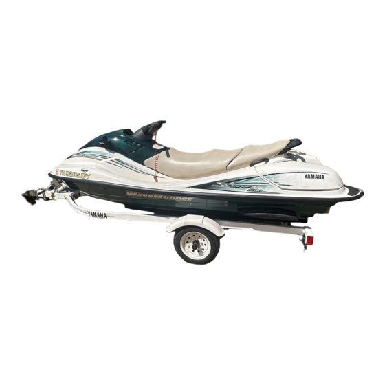 Yamaha WaveRunner SUV1200 2002 Manuel De L'utilisateur