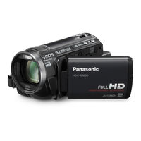 Panasonic Viera HDC-SD600 Mode D'emploi