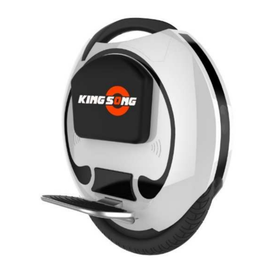 King Song KS-14D Manuel D'utilisation