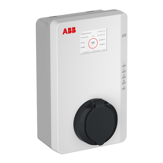 ABB Terra AC Manuel D'utilisateur