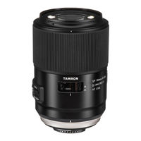 Tamron SP90mm F/2.8 Di MACRO 1:1 VC USD Mode D'emploi