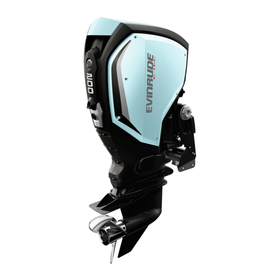 Evinrude E-TEC G2 Guide De L'opérateur