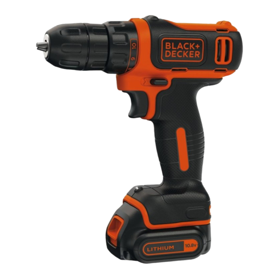 Black & Decker BDCDD12 Mode D'emploi