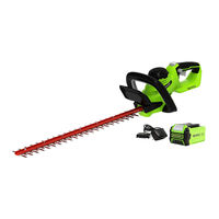 GreenWorks G40HT Manuel De L'utilisateur