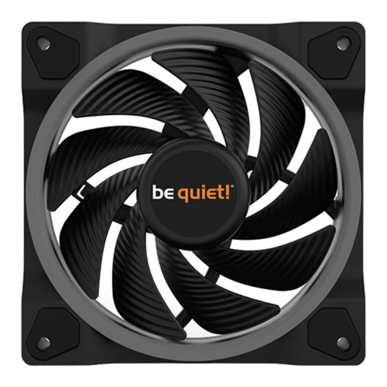 BE QUIET! LIGHT WINGS Guide Rapide