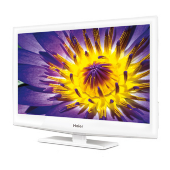 Haier LET26C400 Manuel De L'utilisateur