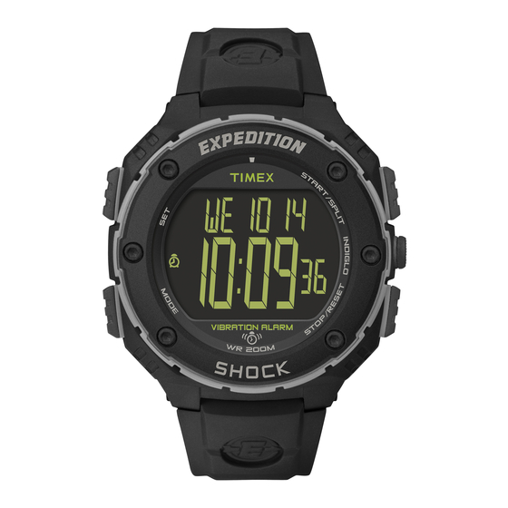 Timex Expedition Digital Mode D'emploi