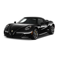 Alfa Romeo 4C 2016 Notice D'utilisation Et D'entretien