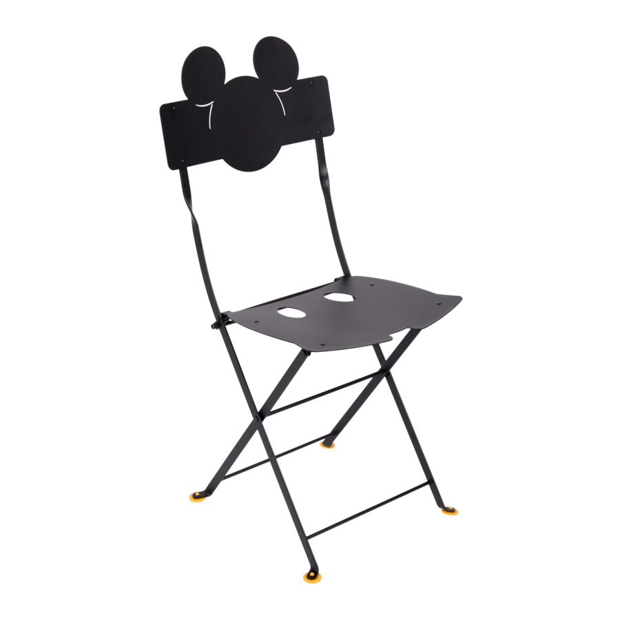 Disney FERMOB MICKEY MOUSE chaise BISTRO junior Mode D'emploi