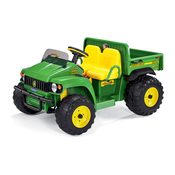 Peg-Perego John Deere GATOR HPX Manuel D'utilisation Et D'entretien