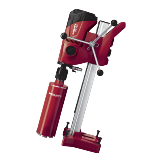 Hilti DD 120 Mode D'emploi