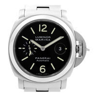 Panerai LUMINOR MARINA Mode D'emploi