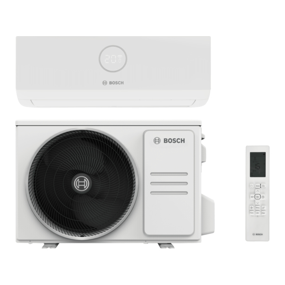 Bosch CL3000i-Set 35 E Notice D'installation
