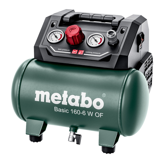 Metabo Basic 160-6 W OF Manuels