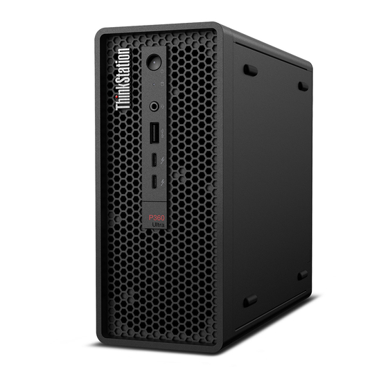 Lenovo ThinkStation P360 Tower Guide D'utilisation