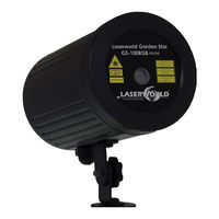 Laserworld Garden Star GS-70RG move Mode D'emploi
