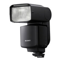 Sony HVL-F60RM Guide D'aide