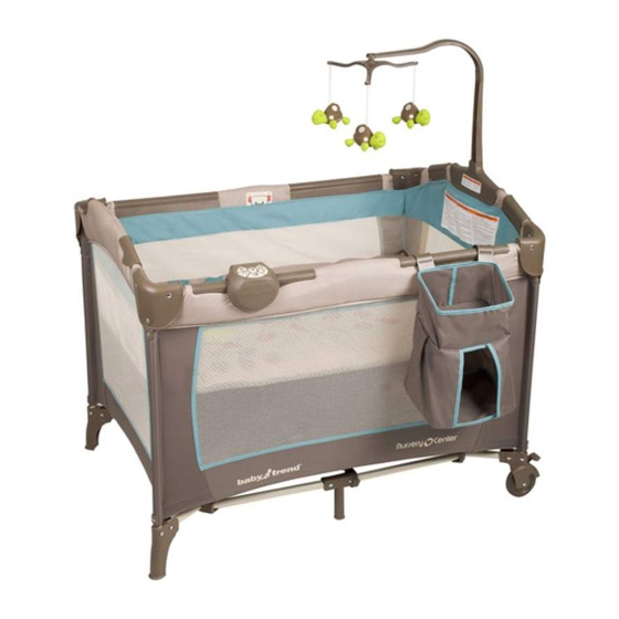 Baby Trend Nursery Center PY81833 Manuel D'instructions