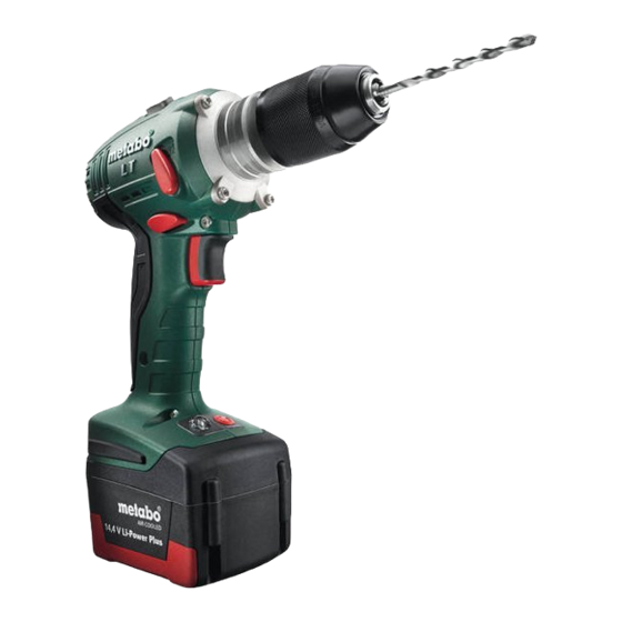Metabo BS 14.4 LT Impuls Notice Originale