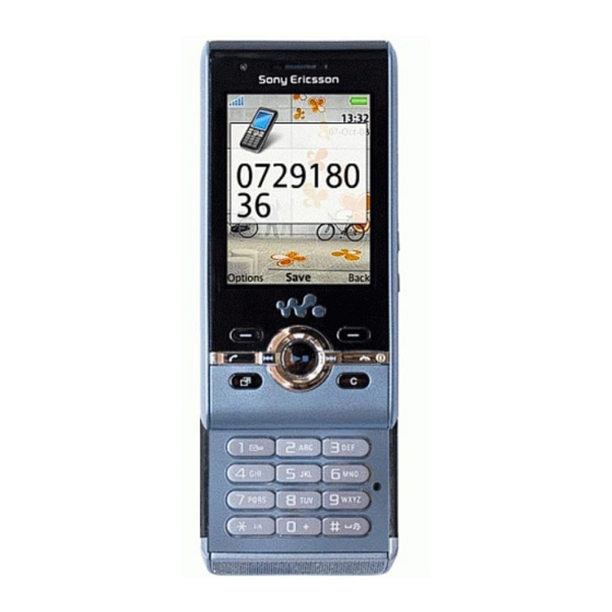 Sony Ericsson W595s Manuels